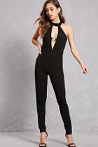 Forever21 Plunging Cutout Jumpsuit