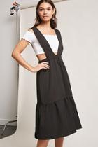 Forever21 Dropped Hem Overall Dress