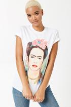 Forever21 Frida Kahlo Watercolor Graphic Tee