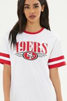 Forever21 Women's  Nfl 49ers Ringer Tee