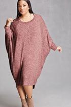 Forever21 Plus Size Marled Batwing Dress