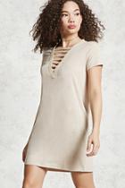 Forever21 Caged Front T-shirt Dress