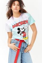 Forever21 Mickey Graphic Tie-dye Tee