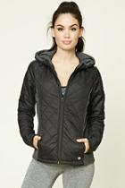 Forever21 Active Hooded Quilted Jacket