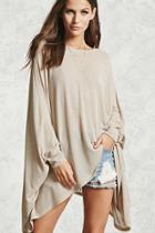 Forever21 Oversized Marled Knit Top
