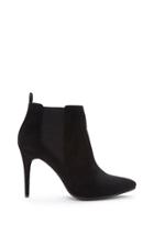 Forever21 Women's  Pointed Faux Suede Booties