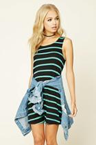 Forever21 Women's  Contemporary Stripe Mini Dress