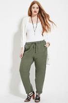 Forever21 Plus Women's  Plus Size Linen-blend Pants