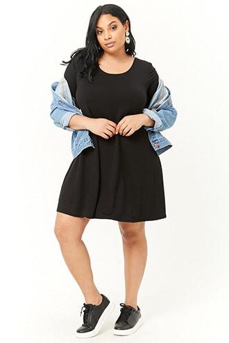 Forever21 Plus Size Swing T-shirt Dress