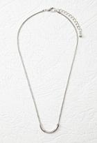 Forever21 Curved Bar Charm Necklace