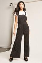 Forever21 The Style Club Pinstripe Overalls