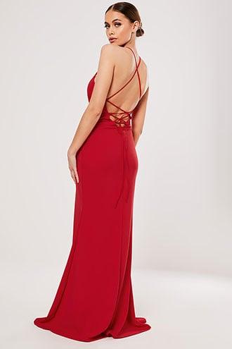 Forever21 Missguided Lace-up Gown