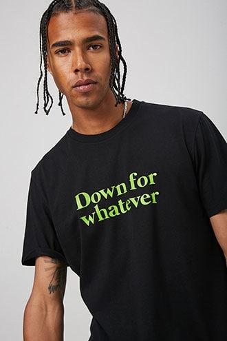 Forever21 Down For Whatever Graphic Tee