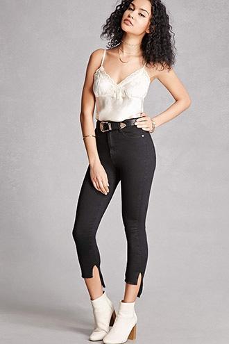 Forever21 Momokrom Step-hem Jeans