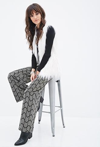 Forever21 Chevron Print Woven Pants