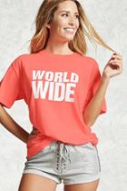 Forever21 Active World Wide Graphic Tee