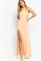 Forever21 Cutout Mesh-insert Gown