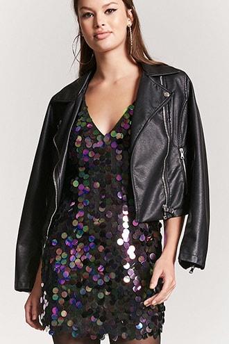 Forever21 Oversized Iridescent Sequin Dress