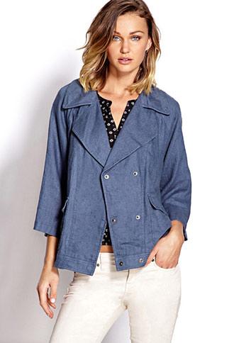 Forever21 Sleek Linen Jacket