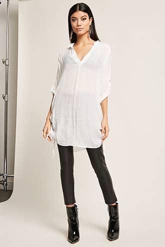 Forever21 Sheer Gauze Tunic