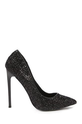 Forever21 Glittery High-heel Pumps