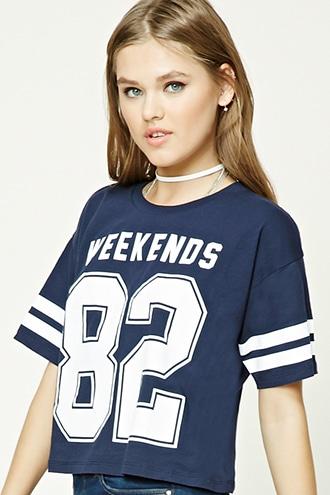 Forever21 Weekends 82 Graphic Tee
