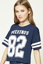 Forever21 Weekends 82 Graphic Tee
