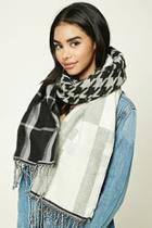 Forever21 Houndstooth Oblong Scarf