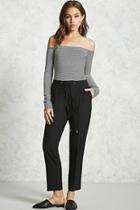 Forever21 Pleated Drawstring Trousers