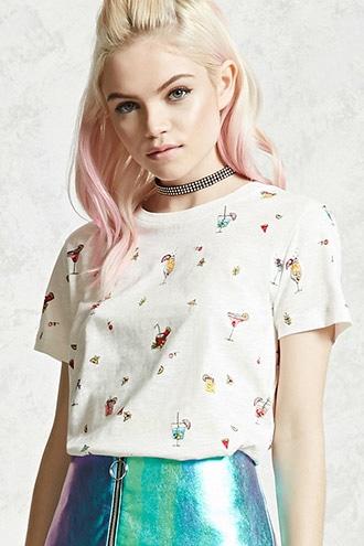Forever21 Cocktail Graphic Tee