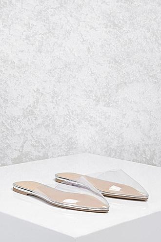 Forever21 Clear Pointed Toe Flats