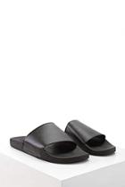 Forever21 Faux Leather Slides