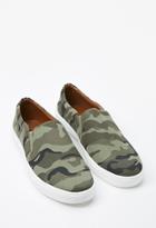 21 Men Camo Slip-ons