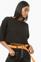 Forever21 Cropped French Terry Sweatshirt