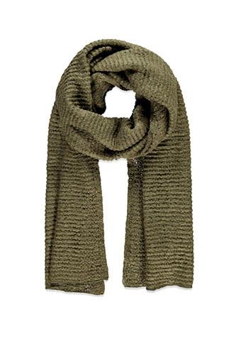 Forever21 Olive Brushed Knit Oblong Scarf