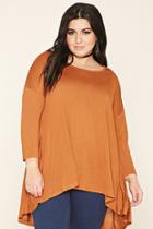 Forever21 Plus Women's  Plus Size High-low Top