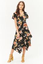 Forever21 Floral Print Ruffle Dress