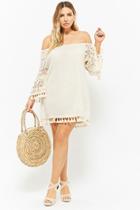 Forever21 Plus Size Crochet Off-the-shoulder Dress