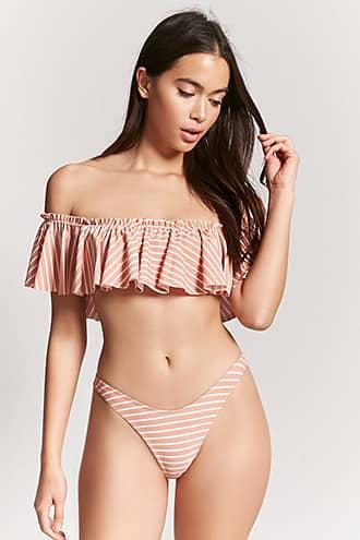 Forever21 Stripe Bikini Bottom