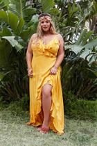 Forever21 Plus Size Satin Wrap Dress