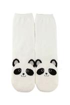 Forever21 Plush Panda Face Print Socks
