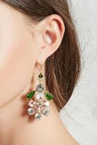 Forever21 Faux Crystal Statement Earrings