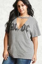 Forever21 Plus Size Acdc Band Tee