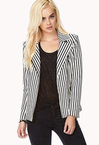 Forever21 Modernist Striped Blazer