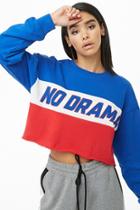 Forever21 No Drama Cropped Sweatshirt