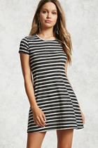 Forever21 Heathered Stripe T-shirt Dress