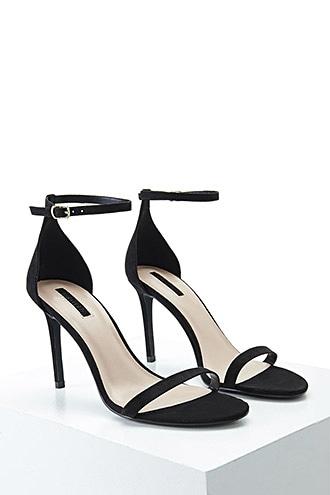 Forever21 Faux Suede Ankle-strap Stiletto