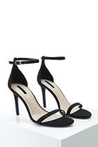 Forever21 Faux Suede Ankle-strap Stiletto