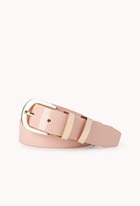Forever21 Posh Faux Patent Belt