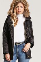 Forever21 Faux Shearling-lined Parka